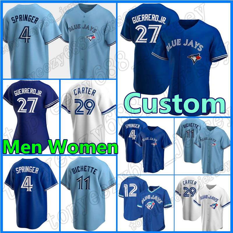 Custom 4 George Springer 27 Vladimir Guerrero Jr Blue Baseball 12 Roberto Alomar Jays Jersey 10 Marcus Semien 8 Cavan Biggio 29 Joe Carter, Mens custom new cool base(lanniao)
Custom 4 George Springer 27 Vladimir Guerrero Jr Blue Baseball 12 Roberto Alomar Jays Jersey 10 Marcus Semien 8 Cavan Biggio 29 Joe Carter, Mens custom new cool base(lanniao)