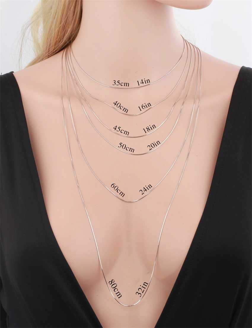 35-80cm Tiny Real 925 Sterling Silver Thin Octagon Snake Chain Choker Necklaces Women Girls Jewelry Italy Collier Collares Gift P0809
35-80cm Tiny Real 925 Sterling Silver Thin Octagon Snake Chain Choker Necklaces Women Girls Jewelry Italy Collier Collares Gift P0809