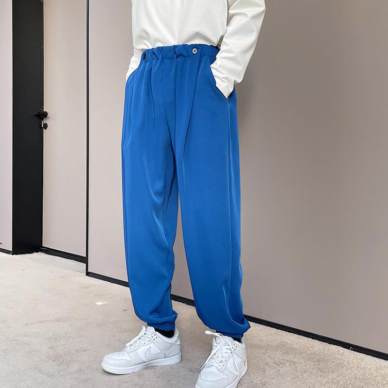 Men's Suits & Blazers SYUHGFA Clothing 2021 Autumn Solid Color Slim Casual Suit Harem Pants For Male All-match Simple Trousers With Pockets, Black
Men's Suits & Blazers SYUHGFA Clothing 2021 Autumn Solid Color Slim Casual Suit Harem Pants For Male All-match Simple Trousers With Pockets, Black