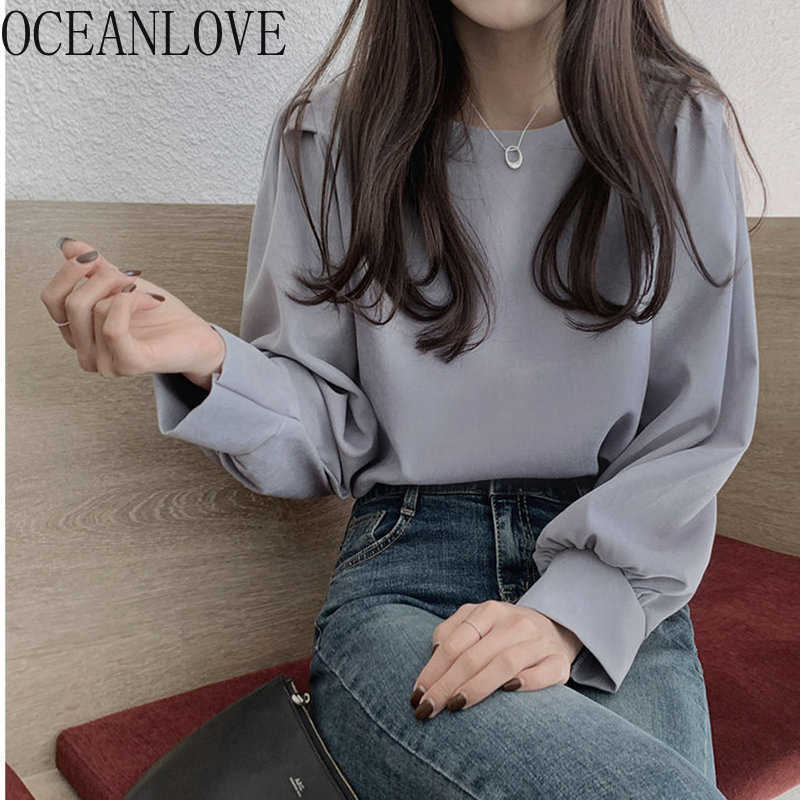 OCEANLOVE Office Ladies Shirts Solid Puff Sleeve Spring Tops Elegant Retro Blouse Women Chic Loose Blusas Mujer 19812 210721, Apricot
OCEANLOVE Office Ladies Shirts Solid Puff Sleeve Spring Tops Elegant Retro Blouse Women Chic Loose Blusas Mujer 19812 210721, Apricot