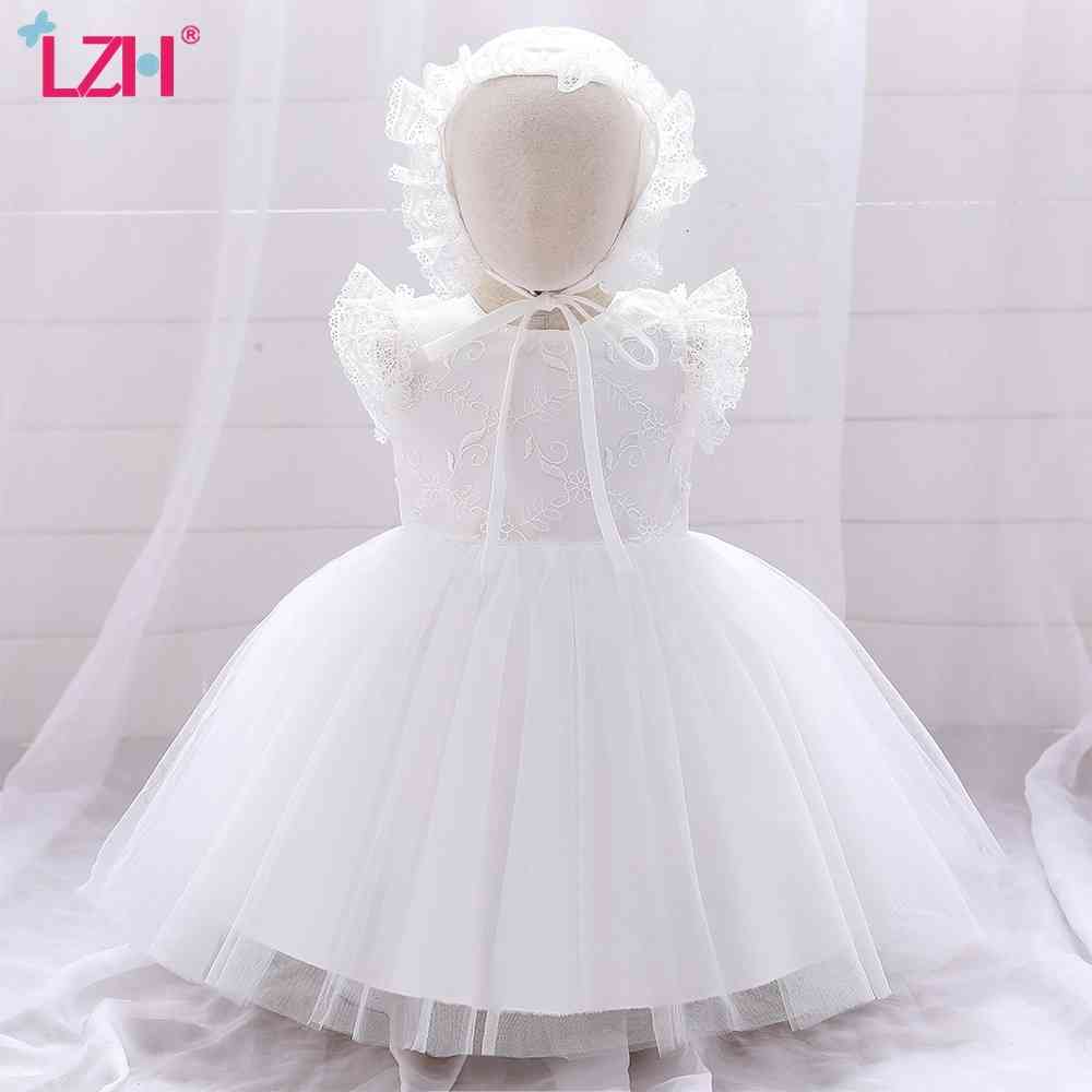 Girl's LZH New Pure White Wedding Birthday Party Embroidered Meshing Princess Dress For Toddler Baby Girls Dresses 1023
Girl's LZH New Pure White Wedding Birthday Party Embroidered Meshing Princess Dress For Toddler Baby Girls Dresses 1023