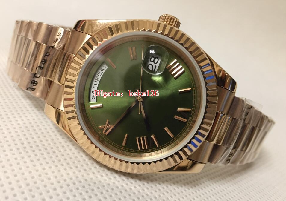 Fashion High Quality Watches men Wristwatches 40mm 228235 18K Rose Gold Green Roman Dial Luminescent Asia 2813 Movement Mechanical Automatic, Slivery;brown
Fashion High Quality Watches men Wristwatches 40mm 228235 18K Rose Gold Green Roman Dial Luminescent Asia 2813 Movement Mechanical Automatic, Slivery;brown