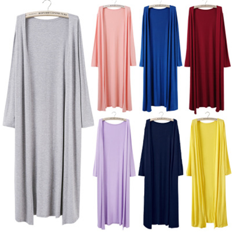 Korean 2021 Womens Casual Long Modal Cotton Sweater Cardigan Soft Comfortable Strong Simple Solid Free Size Loose Thin Cardigan, Yingguang green
Korean 2021 Womens Casual Long Modal Cotton Sweater Cardigan Soft Comfortable Strong Simple Solid Free Size Loose Thin Cardigan, Yingguang green