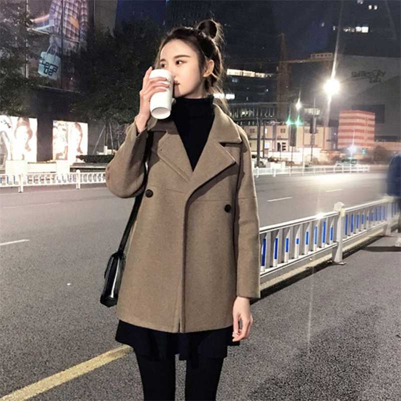 Vintage Women Winter Thickened Short Woolen Coat Casual Loose Versatile Jacket Outerwear Thicken Female Office Lady Elegant Coat 211018, Brown
Vintage Women Winter Thickened Short Woolen Coat Casual Loose Versatile Jacket Outerwear Thicken Female Office Lady Elegant Coat 211018, Brown