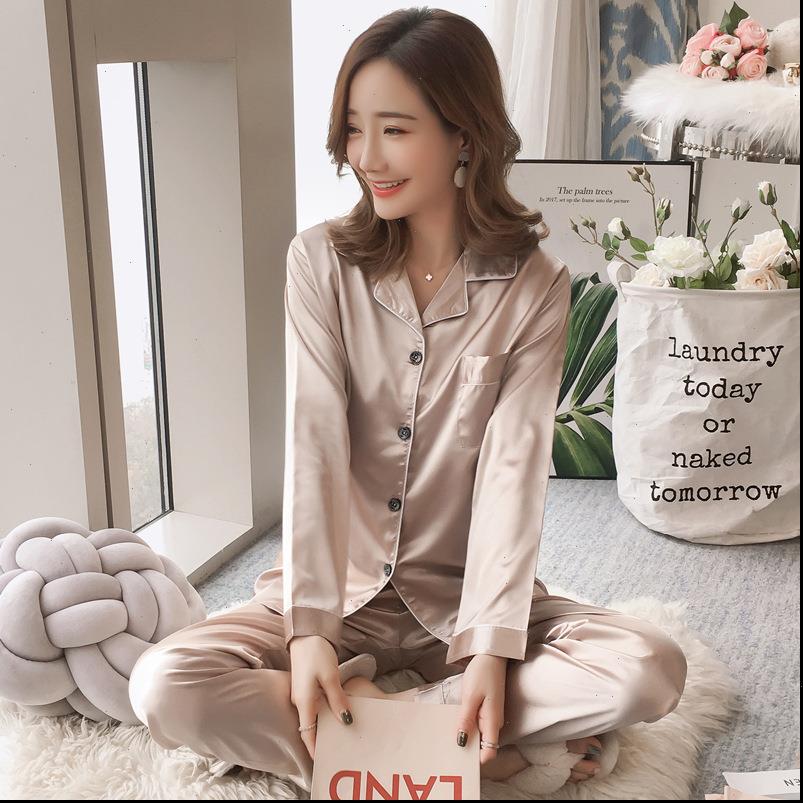 pajamas sets quality navy women sleepwear satin ice silk noble korea sweet long sleeve trousers pyjamas, Black;red
pajamas sets quality navy women sleepwear satin ice silk noble korea sweet long sleeve trousers pyjamas, Black;red