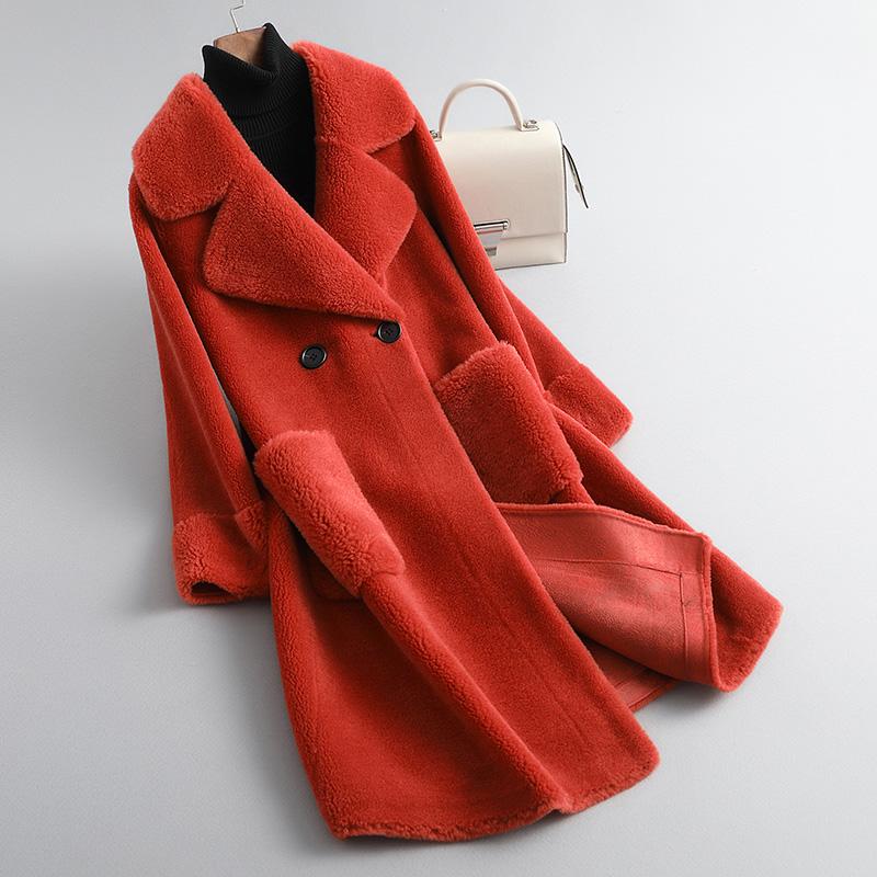 Women's Fur & Faux Women 2022 Winter Real Wool Coat Jacket Warm Female Genuine Sheep Shearing Over Size Parka Lady Casual Clothing Coats B71, Black
Women's Fur & Faux Women 2022 Winter Real Wool Coat Jacket Warm Female Genuine Sheep Shearing Over Size Parka Lady Casual Clothing Coats B71, Black