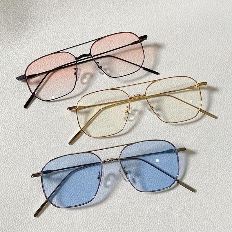 Sunglasses Fashion Frame Simple Style Casual Double Beam Metal Glasses Anti-ultraviolet For Adult
Sunglasses Fashion Frame Simple Style Casual Double Beam Metal Glasses Anti-ultraviolet For Adult