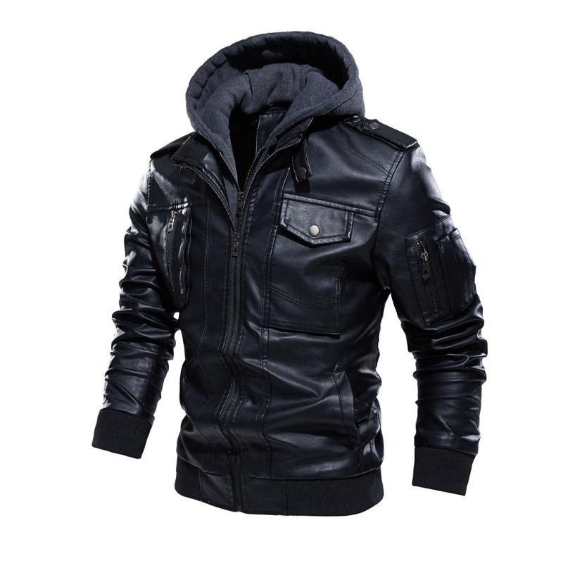 Men' Jackets 2021 Fashion Retro Leather Jacket Autumn Winter Ticken Windbreak Warm Coat Cool Motocyle Man, Brown
Men' Jackets 2021 Fashion Retro Leather Jacket Autumn Winter Ticken Windbreak Warm Coat Cool Motocyle Man, Brown