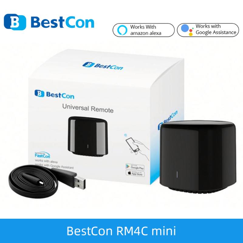 Smart Home Control BroadLink RM4 Con RM4C Mini Wi-Fi Universal Remote Voice With Google & Alexa HUB от DHgate WW