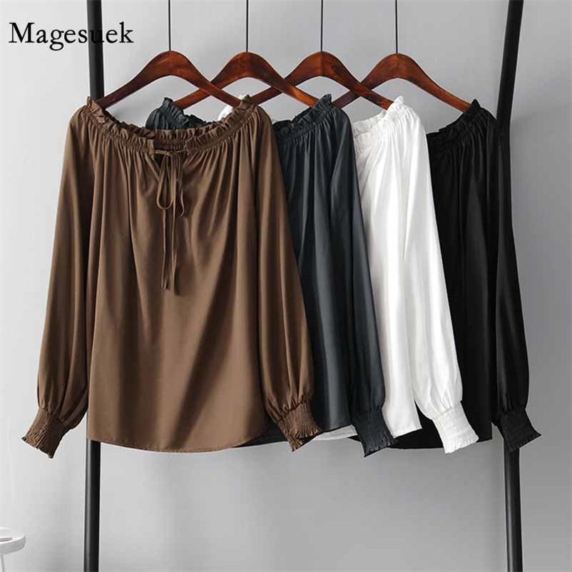 Plus Size Casual Lantern Sleeve Chiffon Pullover Women's Blouse Autumn Shirt Tops Solid Loose Female Clothing 11443 210518, Black
Plus Size Casual Lantern Sleeve Chiffon Pullover Women's Blouse Autumn Shirt Tops Solid Loose Female Clothing 11443 210518, Black