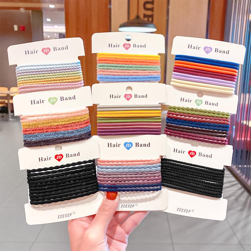 hair accessories 10pcs/lot basic ties women daily scrunchies elastic hairbands ponytail holder rubber bands gum
hair accessories 10pcs/lot basic ties women daily scrunchies elastic hairbands ponytail holder rubber bands gum