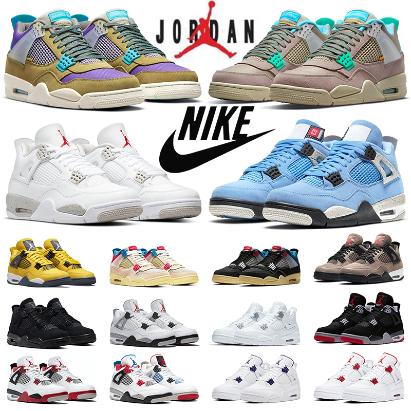 Nike Air Jordan 4 Basketball Shoes 4s Men Women University Blue White Oreo Taupe Haze Lightning OG Fire Red Bred Mens Sneakers, #3 white oreo 36-47
Nike Air Jordan 4 Basketball Shoes 4s Men Women University Blue White Oreo Taupe Haze Lightning OG Fire Red Bred Mens Sneakers, #3 white oreo 36-47