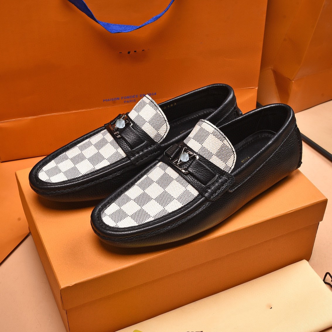 Designer Mens Plaid Embossing Leather Loafers shoe Men's Luxury Italian Handmade Moccasins Man Casual Slip-on Flats Driving Shoes, #04
Designer Mens Plaid Embossing Leather Loafers shoe Men's Luxury Italian Handmade Moccasins Man Casual Slip-on Flats Driving Shoes, #04