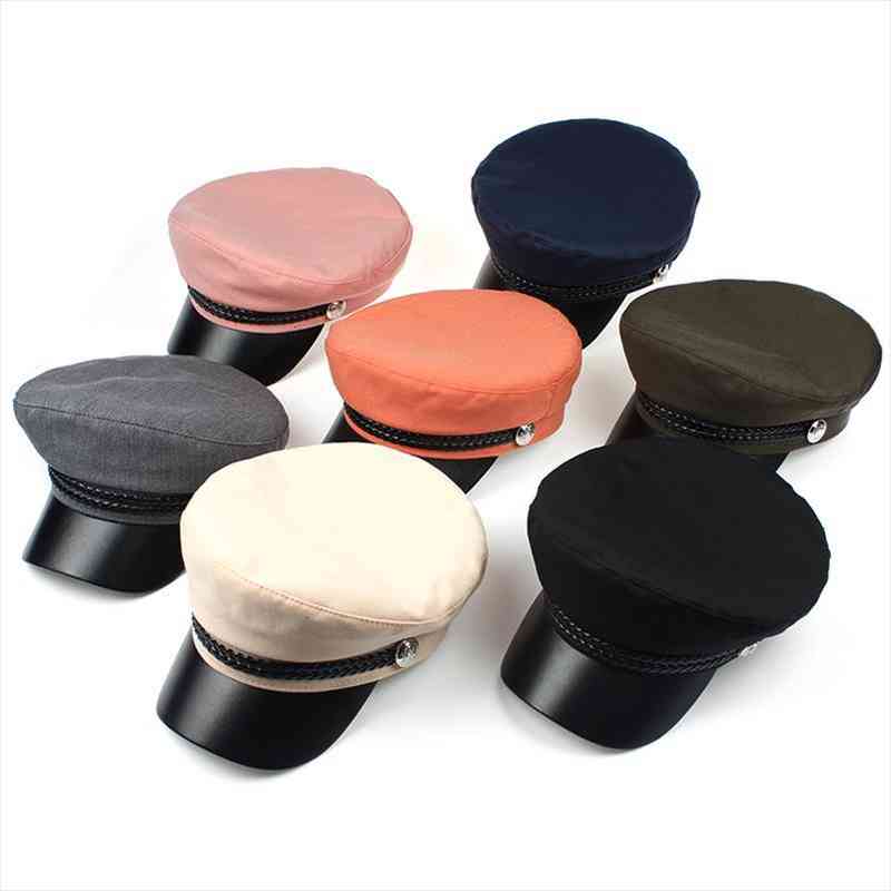 Fashion Women Hat Men Military Spring Autumn Sailor Hats Black Ladies Beret Caps Flat Top Captain Cap Travel Cadet Octagon, Gray
Fashion Women Hat Men Military Spring Autumn Sailor Hats Black Ladies Beret Caps Flat Top Captain Cap Travel Cadet Octagon, Gray