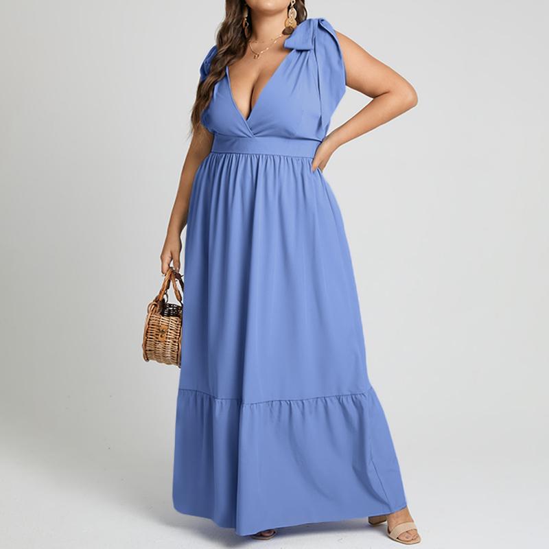 Plus Size Dresses Loose Fall Dress VONDA Sexy Sleeveless Pleated Party Vestido Women Solid Beach Sundress Femme V Neck Holiday Robes, Black
Plus Size Dresses Loose Fall Dress VONDA Sexy Sleeveless Pleated Party Vestido Women Solid Beach Sundress Femme V Neck Holiday Robes, Black