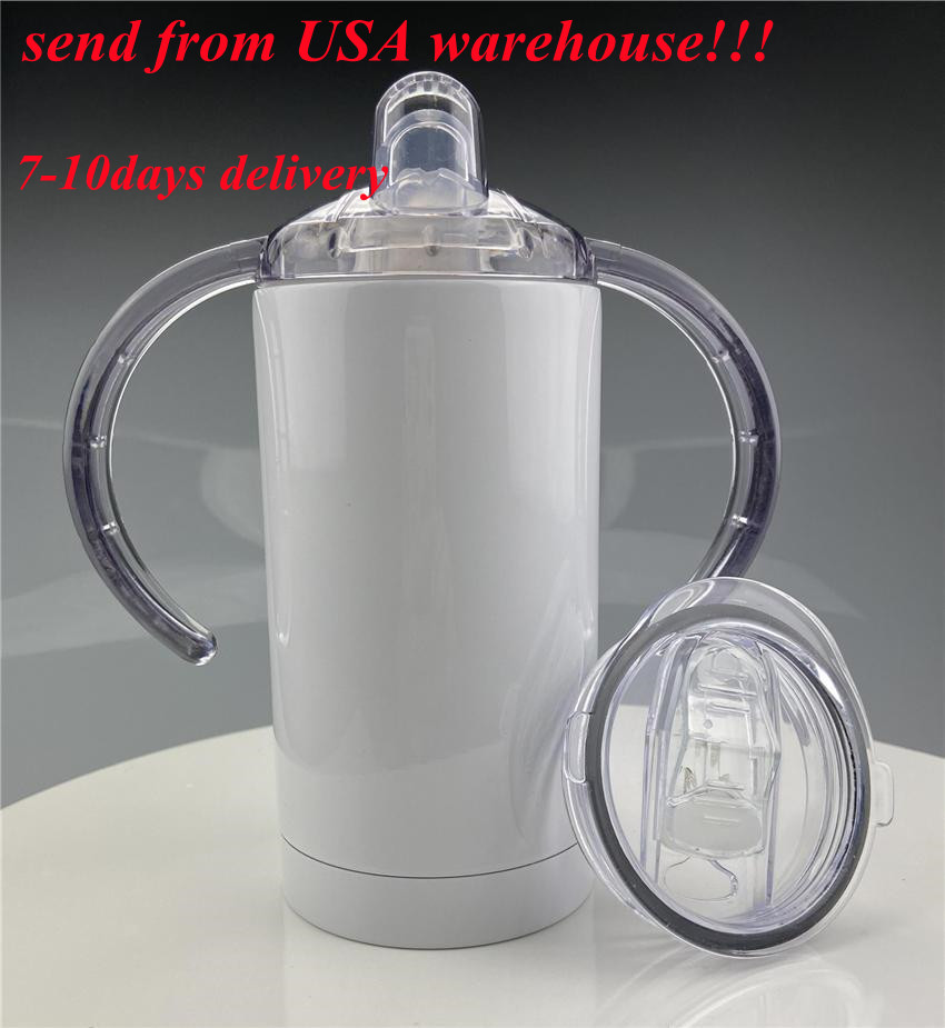 local warehouse!!!TWO LIDS sublimation 12oz sippy cup kids watter bottle straight tumbler with handle stainless steel kid cups, White
local warehouse!!!TWO LIDS sublimation 12oz sippy cup kids watter bottle straight tumbler with handle stainless steel kid cups, White