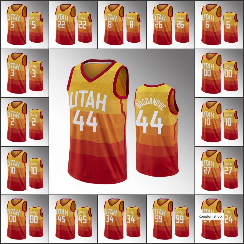 75th Anniversary Diamond Basketball Jerseys 2021/22 Printed Men Mike Conley Donovan Mitchell Rudy Gobert Clarkson Bojan Bogdanovic Orange Custom Jersey
75th Anniversary Diamond Basketball Jerseys 2021/22 Printed Men Mike Conley Donovan Mitchell Rudy Gobert Clarkson Bojan Bogdanovic Orange Custom Jersey