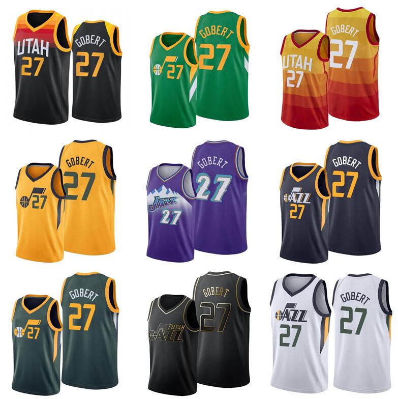 Men basketball jerseys Rudy 27 Gobert jersey green white black red blue orang City sleeveless wear and shorts
Men basketball jerseys Rudy 27 Gobert jersey green white black red blue orang City sleeveless wear and shorts