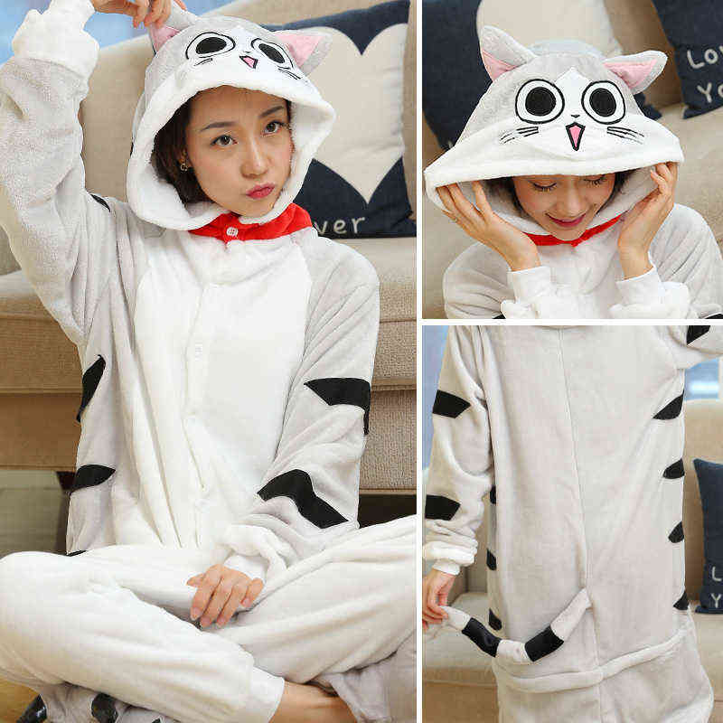 Children Panda Pajamas Winter Sleepwear Boys Onesies Girls Sets Stitch Unicorn Animal Kids Pyjama Pijama 211130