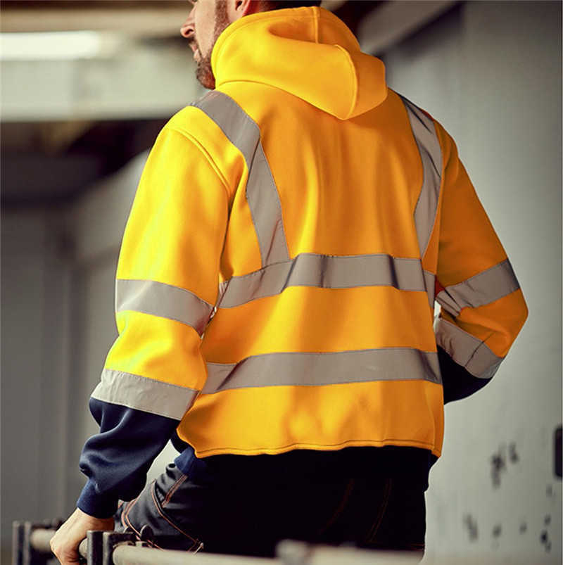 Reflective stripd men /women jacket Work clothes uniform spring autumn jacket coat work hoodies X0621, Black
Reflective stripd men /women jacket Work clothes uniform spring autumn jacket coat work hoodies X0621, Black