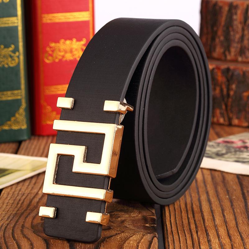 Belts Leisure Men Women Gold Buckle Belt High Quality Smooth Mens Classic Simple Fashion Wild For Accessories, Black;brown
Belts Leisure Men Women Gold Buckle Belt High Quality Smooth Mens Classic Simple Fashion Wild For Accessories, Black;brown