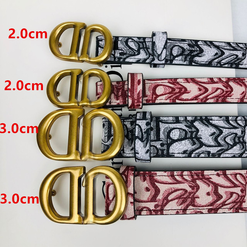 Hot 2021 DC designer women men belt fashion gold buckle belt size 2.0-3.0cm, Black;brown