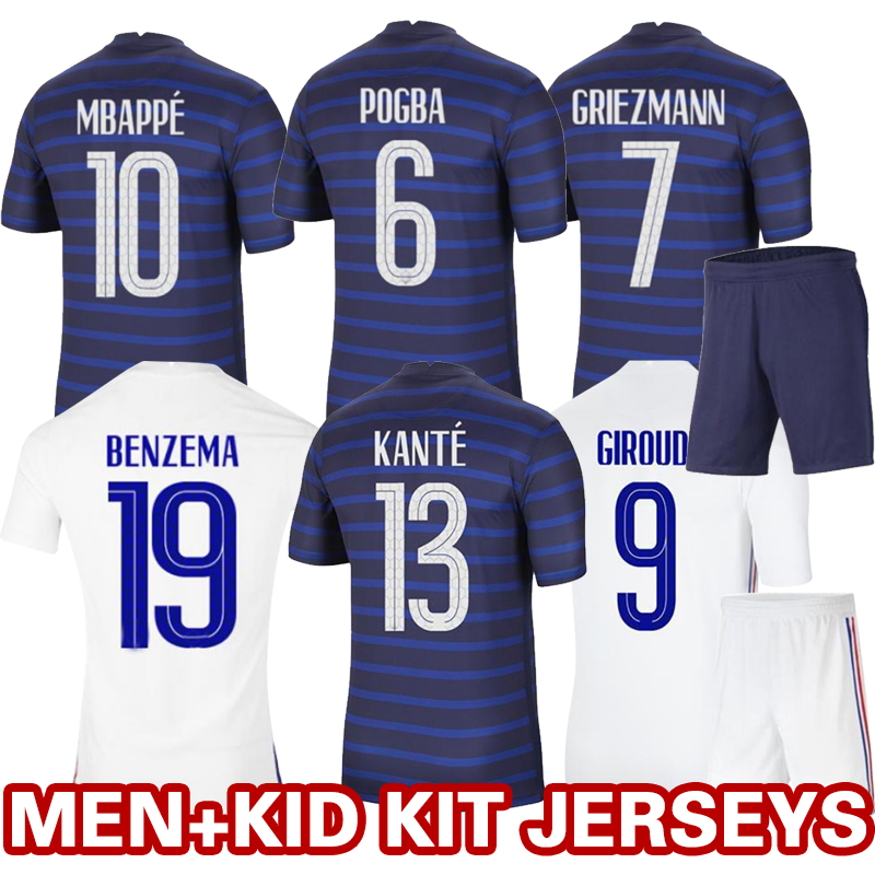 2021 BENZEMA france soccer jersey Maillot foot GRIEZMANN Maillots de football shirt equipe equipment MBAPPE POGBA KANTE uniforms 21 22 men + women kids kit sets, Kid kit
2021 BENZEMA france soccer jersey Maillot foot GRIEZMANN Maillots de football shirt equipe equipment MBAPPE POGBA KANTE uniforms 21 22 men + women kids kit sets, Kid kit