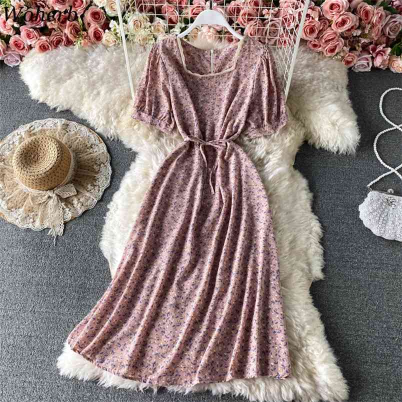 Chiffon Summer Dress Robe Floral Print Bandage Short Sleeve Vestidos Mujer Korean Beach Style Woman Dresses 210519, Pink
Chiffon Summer Dress Robe Floral Print Bandage Short Sleeve Vestidos Mujer Korean Beach Style Woman Dresses 210519, Pink