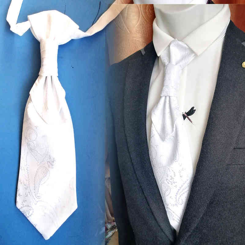 Necktie Scarf Corbata Total Chain Tie Men's Formal Dress Business Professional Suit Wedding Bridegroom Short Free Gentleman Shirt Accessories