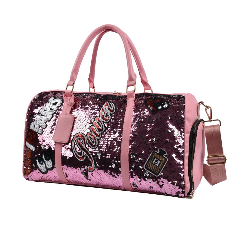 Duffel Bags BELLELIFE Leather Sequin Travel For WOMEN Large Capacity Luggage Duffle Bag Waterproof Fitness WOMEN's HandBags Bolsa, Black
Duffel Bags BELLELIFE Leather Sequin Travel For WOMEN Large Capacity Luggage Duffle Bag Waterproof Fitness WOMEN's HandBags Bolsa, Black