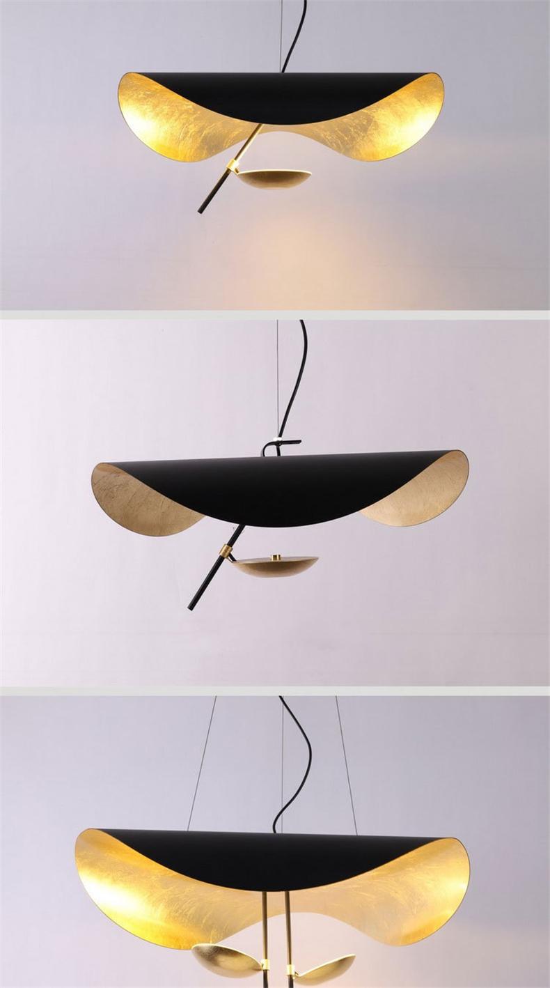 Pendant Lamps Modern LED Light Postmodern Dining Room Bedroom Fixture Retro Black Gold Texture Hanging Lamp
Pendant Lamps Modern LED Light Postmodern Dining Room Bedroom Fixture Retro Black Gold Texture Hanging Lamp