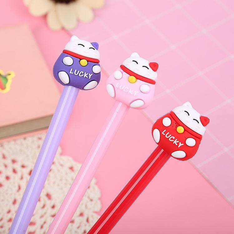 3pcs Cartoon Cat Gel Pen Cute School Stationery Office Accessories Kawaii Pens For Writing Grils Gift
3pcs Cartoon Cat Gel Pen Cute School Stationery Office Accessories Kawaii Pens For Writing Grils Gift