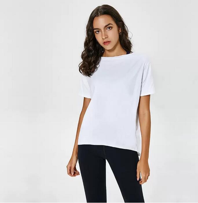 No-see through yogaTops T-Shirt Solid Colors LU-57 Women Fashion Outdoor Yoga Tanks Sports Running Gym Clothes, Blue
No-see through yogaTops T-Shirt Solid Colors LU-57 Women Fashion Outdoor Yoga Tanks Sports Running Gym Clothes, Blue