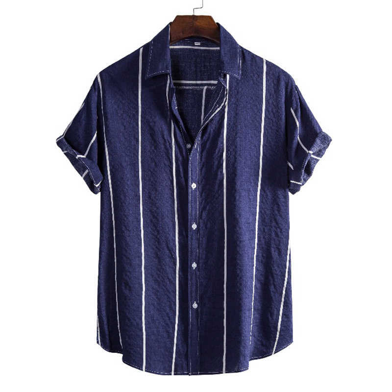 Men' Striped Shirt Short Sleeve Fashion Hawaiian Summer Print Shirt Men Chic Patchwork Lapel Beach Tops Slim Fit Male Clothes 210603, Jw565blue
Men' Striped Shirt Short Sleeve Fashion Hawaiian Summer Print Shirt Men Chic Patchwork Lapel Beach Tops Slim Fit Male Clothes 210603, Jw565blue