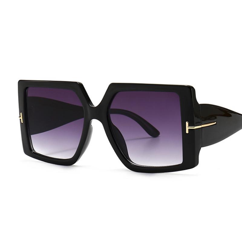 sunglasses fashion big square women style gradient trendy driving retro brand design sun glasses female uv400, White;black
sunglasses fashion big square women style gradient trendy driving retro brand design sun glasses female uv400, White;black