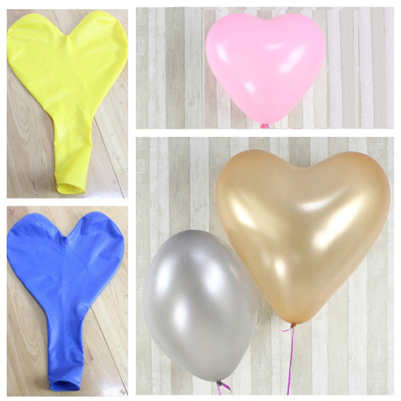 Thicken Large 36 Inch Heart Shaped Latex Balloon Wedding Birthday Party Decoration Love Latex Balloons Mother'S Day Decor Balloon DH1266 T03