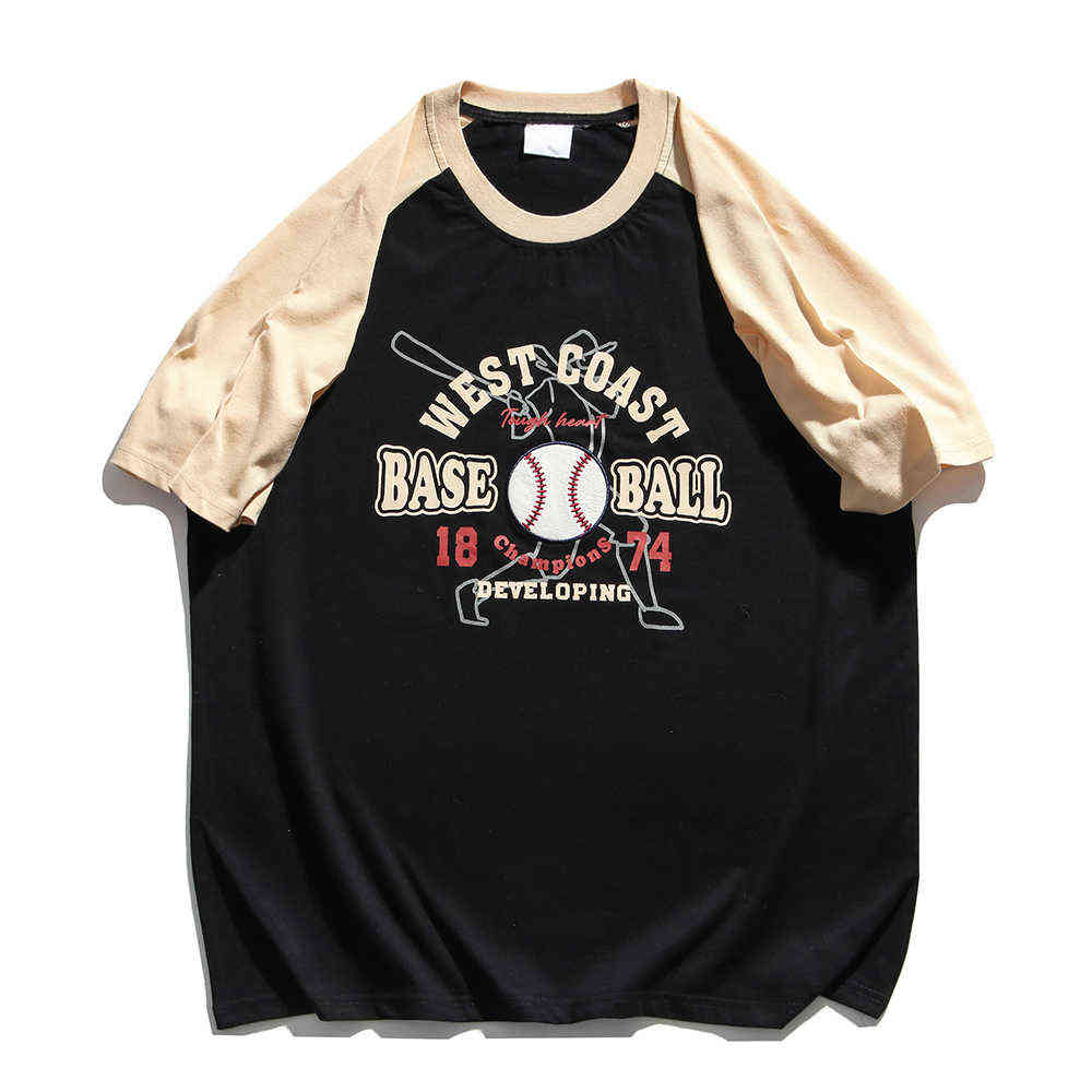 Off Shoulder Men's T-Shirts For Outdoors O-Neck Short Sleeve Sports Shirt With Comfortable Cotton Clothing 210603