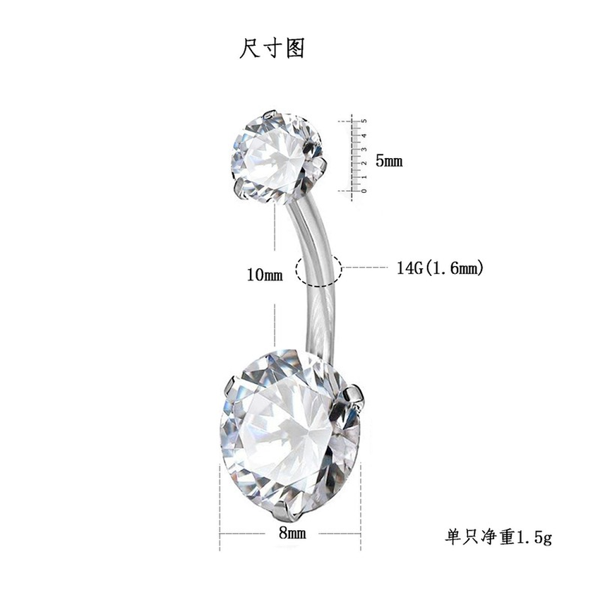 Surgical Stainless steel Cubie zircon Diamond Navel ring Belly button Piercing Body Jewelry for women fashion will and sandy
Surgical Stainless steel Cubie zircon Diamond Navel ring Belly button Piercing Body Jewelry for women fashion will and sandy