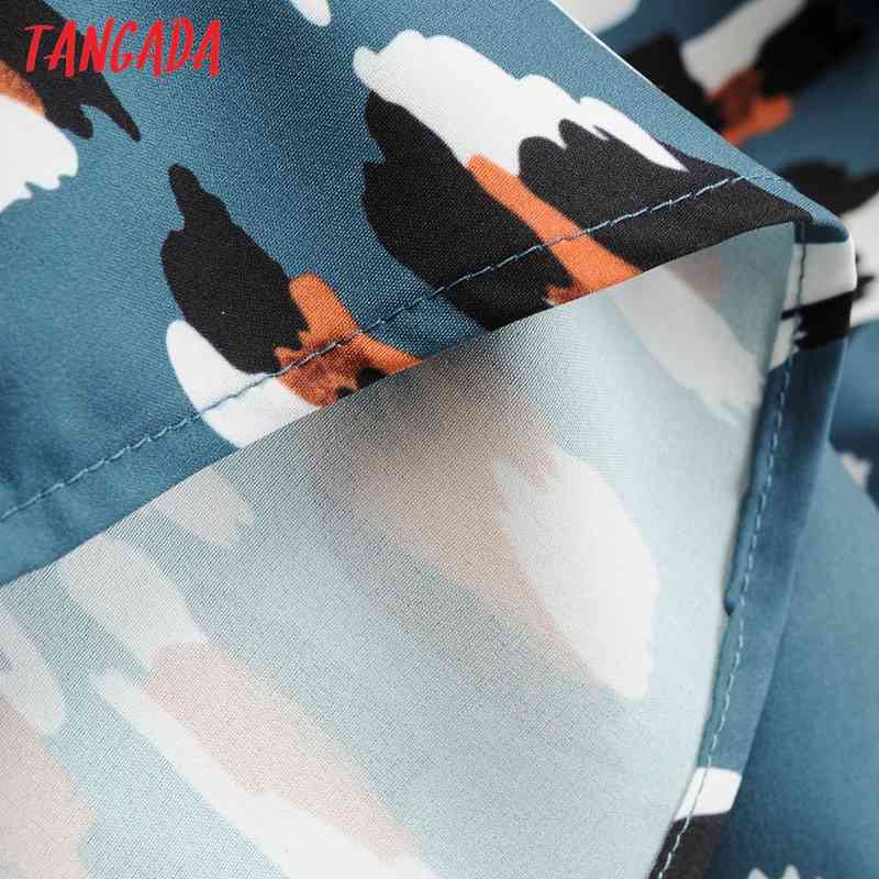 Women Colorful Leopard Shirt Turn Down Collar Long Sleeve Chic Female Casual Tops Blusas 1F174 210416