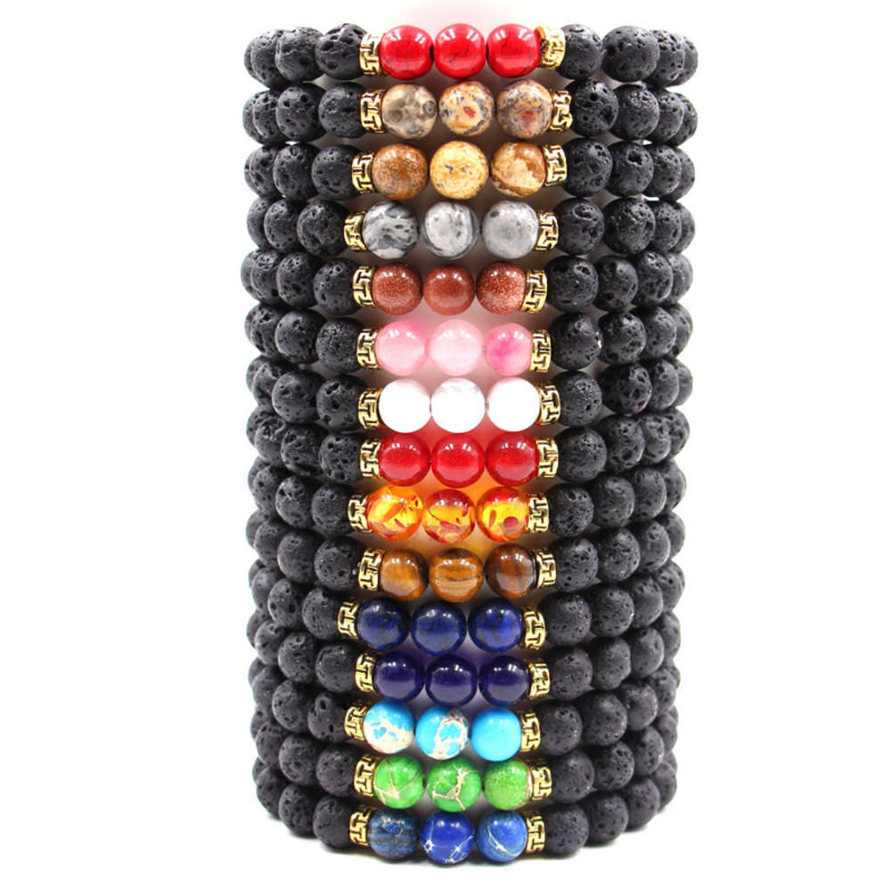 Hand catenary Accessories 8mm frosted black volcanic stone Amber Stone wind fossil energy Yoga Bracelet
Hand catenary Accessories 8mm frosted black volcanic stone Amber Stone wind fossil energy Yoga Bracelet