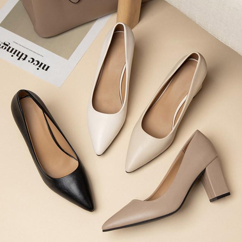 Plus Size 41 Women Pumps High Heels Dress Shoes Pointed Toe Boat Woman White Wedding Square Heeled Ladies Shoe 9140N, Beige
Plus Size 41 Women Pumps High Heels Dress Shoes Pointed Toe Boat Woman White Wedding Square Heeled Ladies Shoe 9140N, Beige