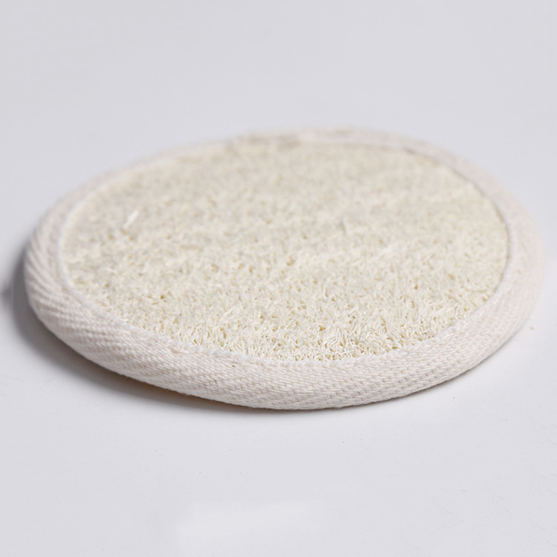 8CM Natural Loofah Bath Brush Facial Cleansing Wipe Exfoliating Massage Brushes Household Bathing Tool Free DHL Free shipping