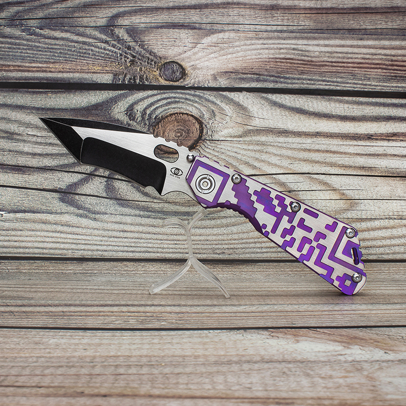 EVIL EYES customized folding knife MSC SMF QR #67 bicolor performance series titanium handle tanto high hardness m390 blade strong outdoor E
EVIL EYES customized folding knife MSC SMF QR #67 bicolor performance series titanium handle tanto high hardness m390 blade strong outdoor E