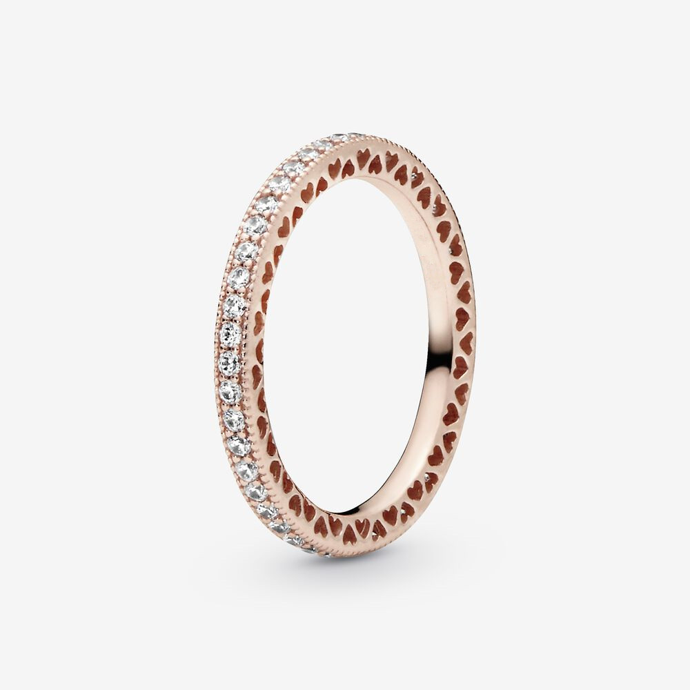 925 Sterling Silver Sparkle & Hearts Ring for Pandora Women Wedding CZ Diamond 18K Rose Gold
925 Sterling Silver Sparkle & Hearts Ring for Pandora Women Wedding CZ Diamond 18K Rose Gold