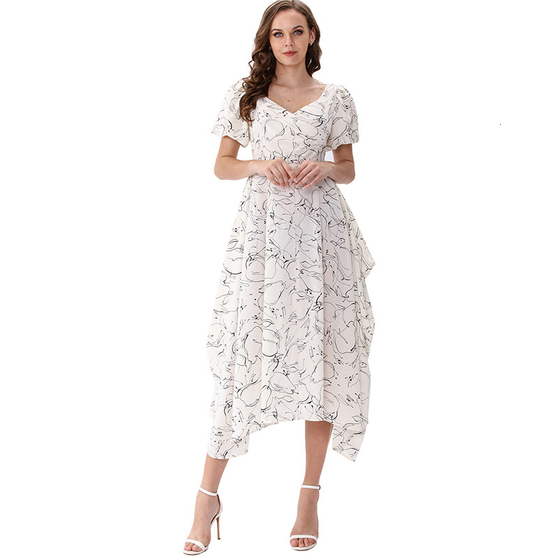 bohemian imprint dressed elegant summer puff without asymmetric long feminine midi dress in beach m30579, Black;gray
bohemian imprint dressed elegant summer puff without asymmetric long feminine midi dress in beach m30579, Black;gray