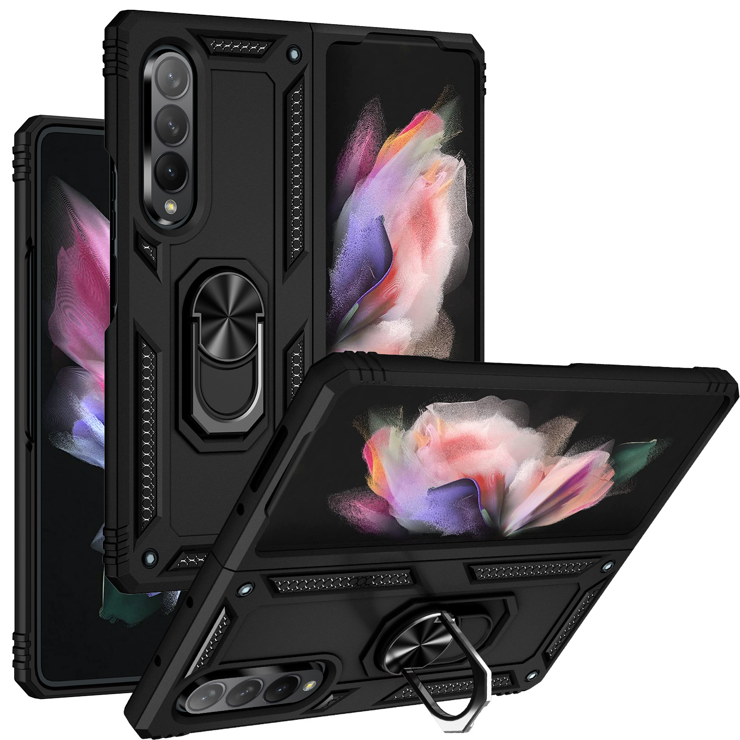 Armor Magnetic Cases For Samsung Galaxy Z Fold3 Fold 3 5G Case Car Holder Silicon Ring Hard Cover
Armor Magnetic Cases For Samsung Galaxy Z Fold3 Fold 3 5G Case Car Holder Silicon Ring Hard Cover