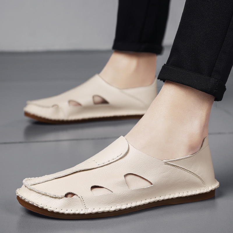 Slippers Men's sandals summer leisure shoes outdoor driving Baotou men's fashion trend personalized beach 0UIB, 1# shoe box
Slippers Men's sandals summer leisure shoes outdoor driving Baotou men's fashion trend personalized beach 0UIB, 1# shoe box