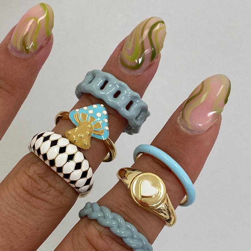 Wedding Rings FAMSHIN Vintage Golden Mushroom Love Ring Set For Women Fashion Pink Green Color Resin Flower Heart Wholesale Jewelry, Slivery;golden
Wedding Rings FAMSHIN Vintage Golden Mushroom Love Ring Set For Women Fashion Pink Green Color Resin Flower Heart Wholesale Jewelry, Slivery;golden