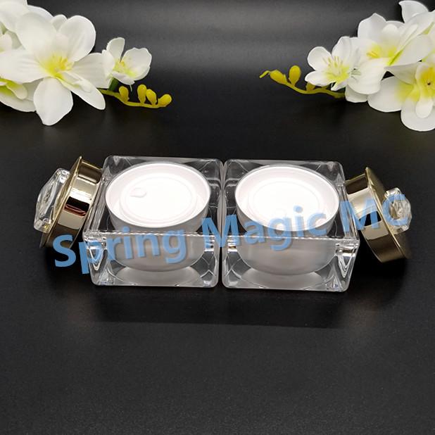 Storage Bottles & Jars High-grade 15g Acrylic Cream Jars,square Cosmetic Container Eye Cream/Face Bottle,Gold Black White
Storage Bottles & Jars High-grade 15g Acrylic Cream Jars,square Cosmetic Container Eye Cream/Face Bottle,Gold Black White