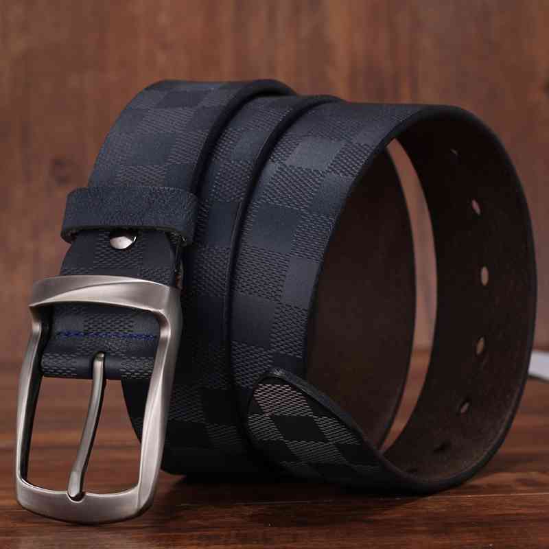 Designer belts 2023 new Trend grid buckle leather male cowhind business fashion western trousers belt
Designer belts 2023 new Trend grid buckle leather male cowhind business fashion western trousers belt